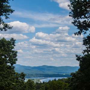 The view from sunset trail.