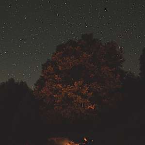 The sky is wide open out here so there's plenty of stargazing to be had.