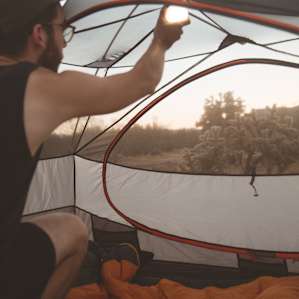 The property gets dark at night (limited artificial lighting) so be sure to bring your own.