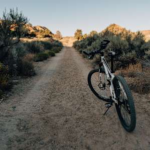 the best and fastest way to explore the ranch is by bike.