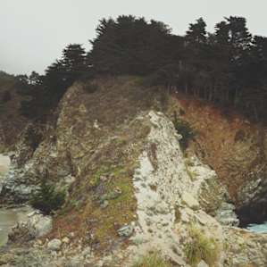 Sketchy sketchy trail to get down to this rock for this shot.