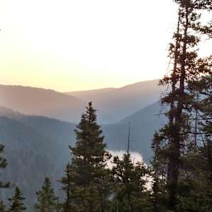 On the way up to Grandview about 5 AM.