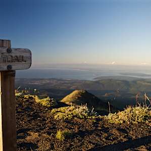 Summit of Blue Mountain. One of the best 360 degree views around, and a short (1ish mile) hike from Deer Park Campground!