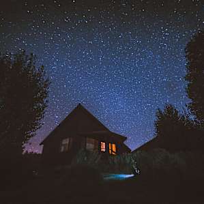 Dark skies at night, go out and contemplate the sky for hours.