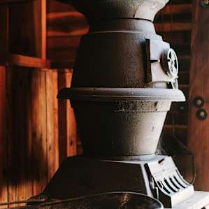 I imagine it gets quite chilly in the winter but fear not, there is built in furnace to keep you cozy!