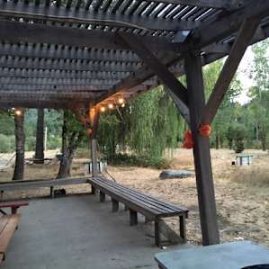 Communal eating / grilling area