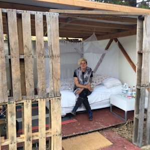 Glamp site #7 - really beautiful, the most private of the options