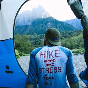 Being able to pitch your tent in so many spots was an awesome advantage of staying on 16 private acres!