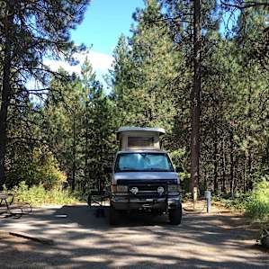 Site in Whitetail campground
