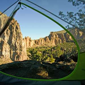 Waking up with a view.