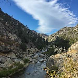 Kern River just upstream of Fairview.