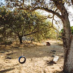 There are great spots like this sprinkled all around the property.