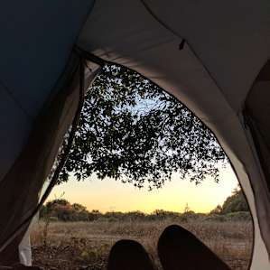 Nice little view from our tent