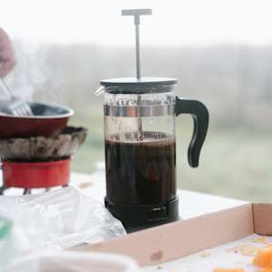 Liquid alarm clock a brewing.