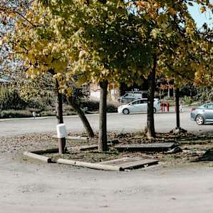 Pano view of the parking area.