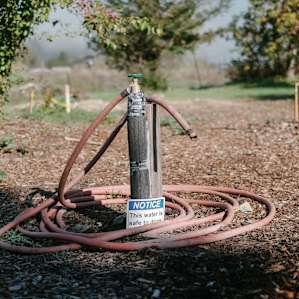 Potable water spout.