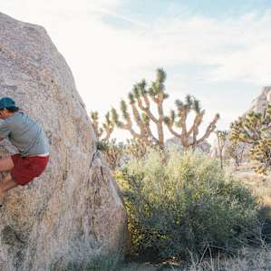 Tons of fun bouldering in Joshua Tree National Park.