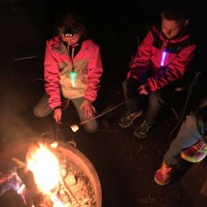 Campfires are the best part! #smores