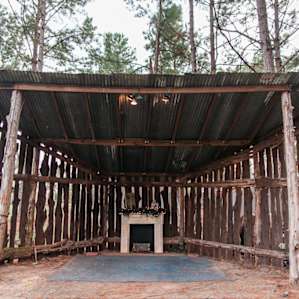 Outdoor amphitheater perfect for live music or weddings