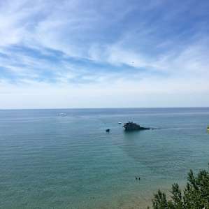 Shipwreck off the island!