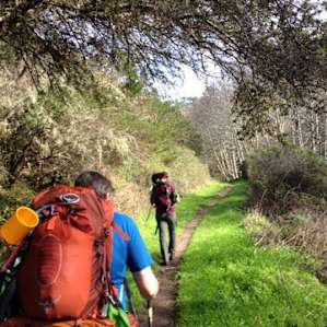 Trail receives a lot of shade