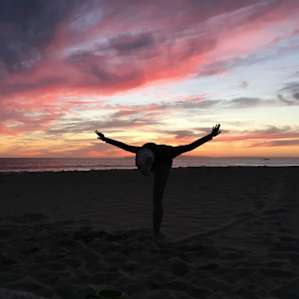 Sunset yoga