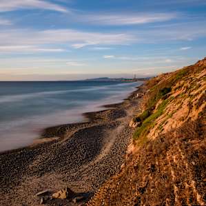 Looking North. January 2016. Beach can be rocky in places during the winter