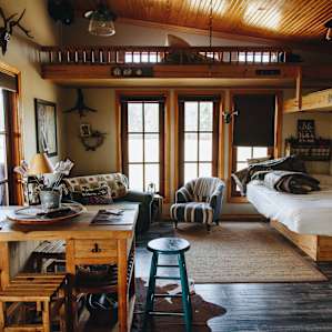 Home sweet cabin.