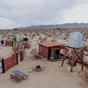 Can't wait to return to this site! Those hills in the background are Joshua Tree National Park. Truly a magical place.