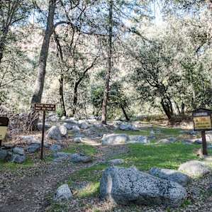 Designated campsites; first come, first served.