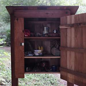 No need for bear boxes, the cutest food lockers instead