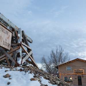 The lodge is off the beaten path, but it's easy to find. You can't miss the big CopperLine entrance sign.