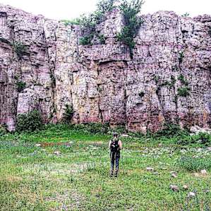 The rock quarries are breathtaking and ready to climb if you have the right gear . Perfect for the beginner .