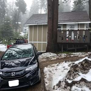 All of this was COVERED in snow the night before. I wish I got that picture.