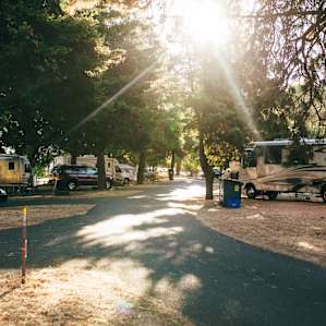 Lots of RVs, but well paved roads and nice bathrooms.
