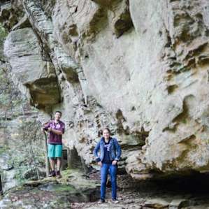This is on the way up to the Natural Bridge