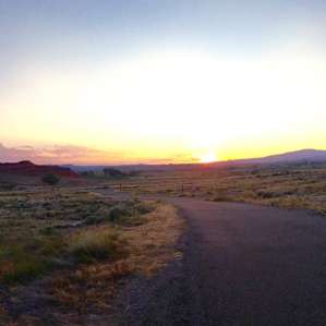 Horseshoe Bend road to campground