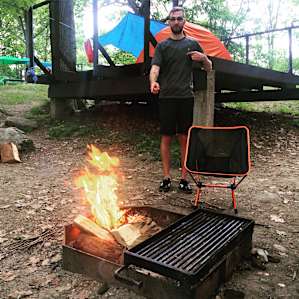 Baby's first fire