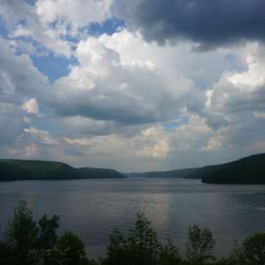 Just a short drive or a bit of a longer walk to view the Allegheny Reservoir.