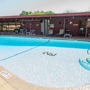 Swimming pool to escape the Texas heat.