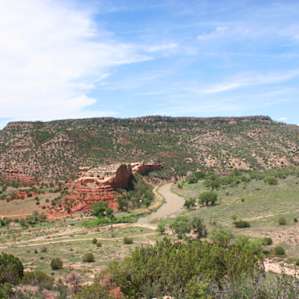 The canyon from above.