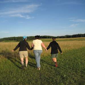 frolicking in the meadow. Because one does that. Frolicks. In meadows.