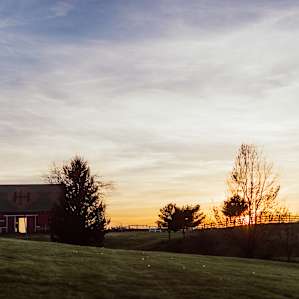 Sunset views from the fire pit!