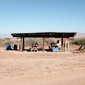 desert picnic table amenity