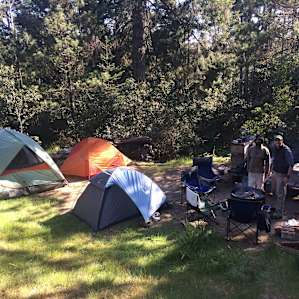 View of our campsite