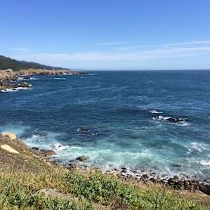 View from the trail along the coast.