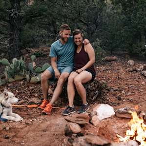 Enjoying the fire