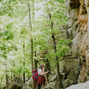JB is a great base campground before heading into Horse Shoe Canyon for some climbing