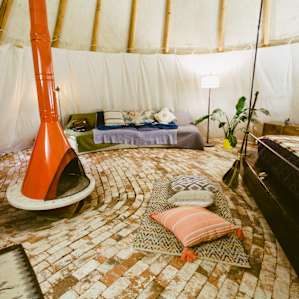Large Tipi interior (night)