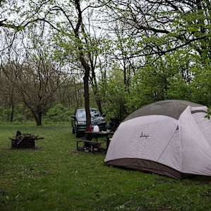 You'll have access to a fire pit, picnic table and the river.